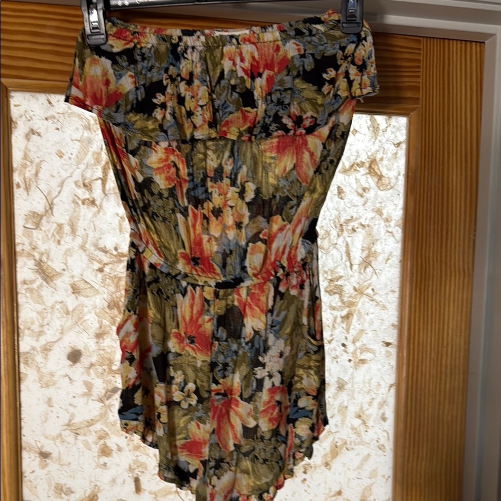 Billabong Multicolor Floral Romper